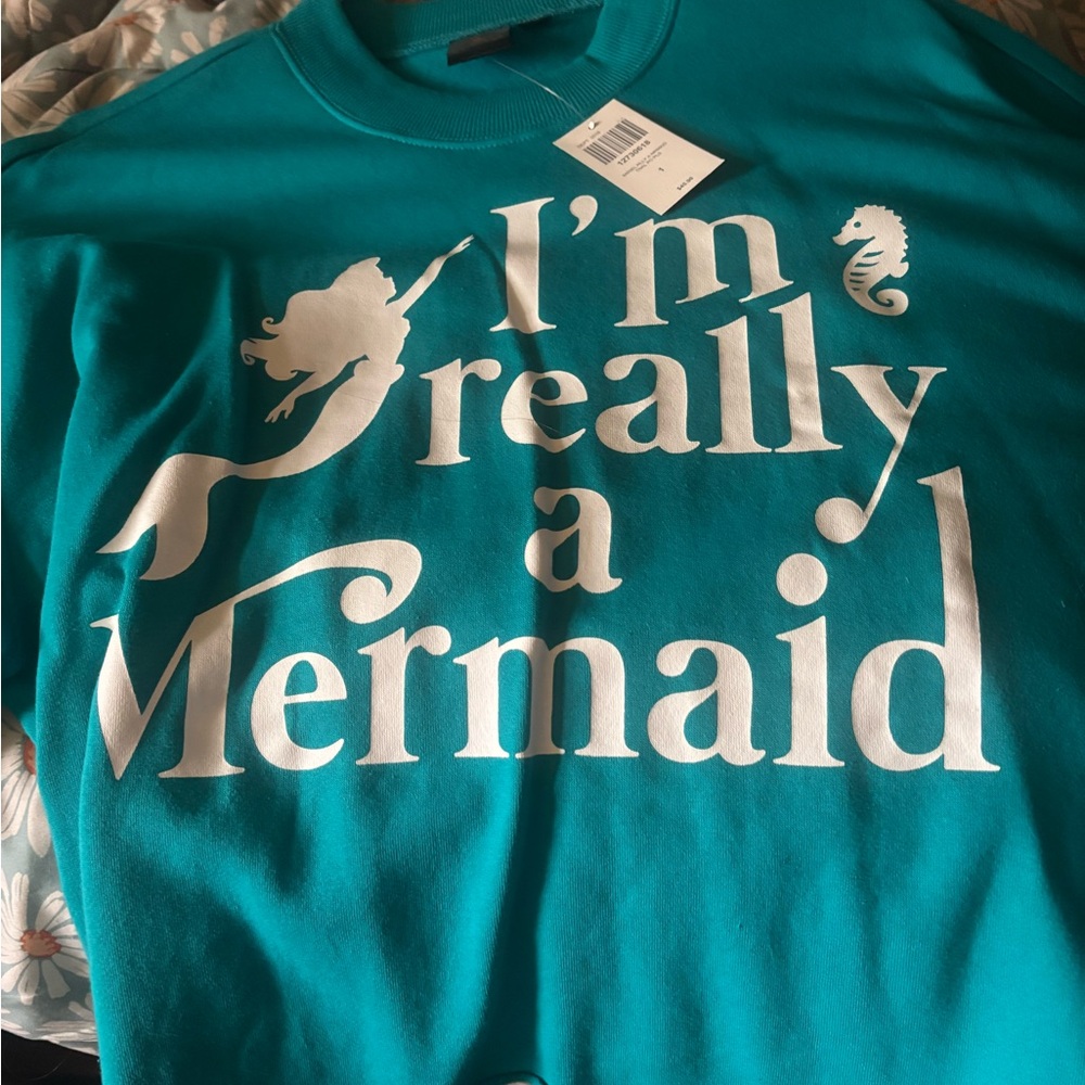 Disney Princess Teal Sweatshirt
